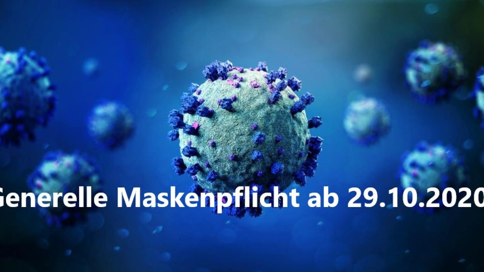 Jetzt gilt es! Generelle Maskenpflicht