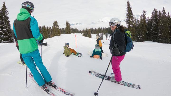 Skifahren in Davos - Schneesportlager BWZ