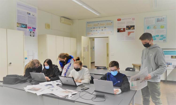 Zeitungsproduktion